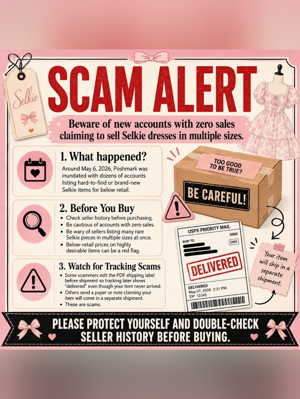 ⚠️Selkie Scams⚠️ Do Not Buy This Listing - Picture 2 of 2